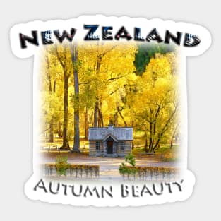 New Zealand - Arrowtown Autumn Beauty Sticker